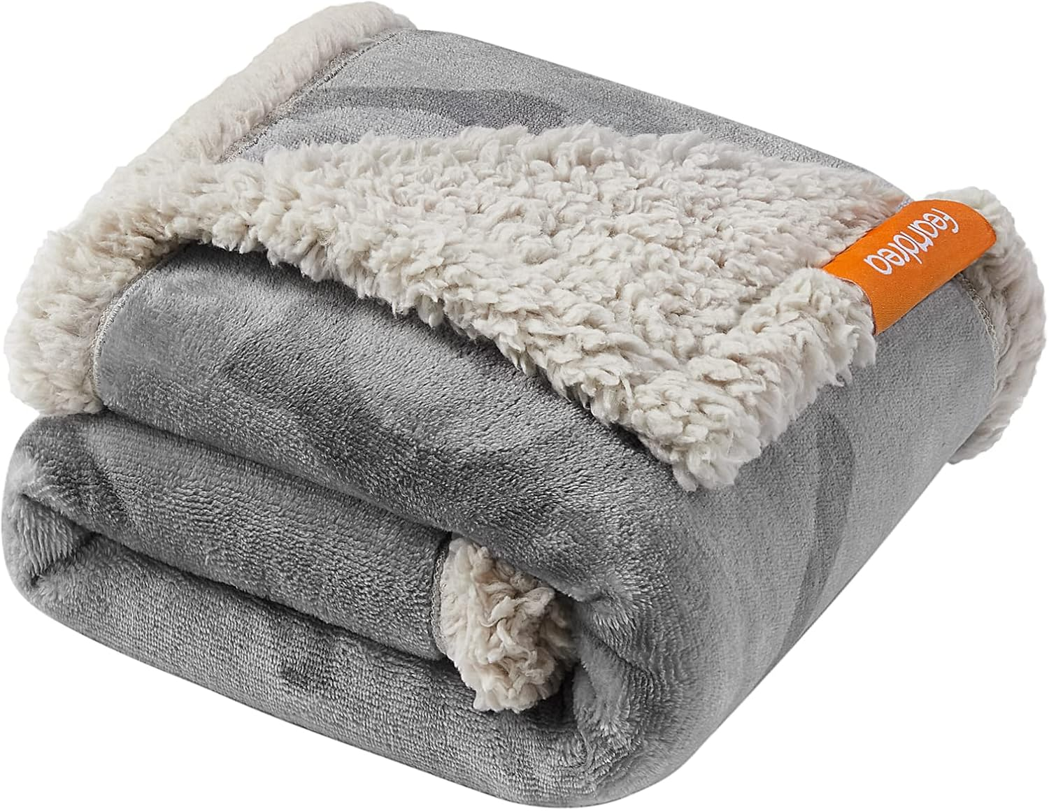 Feandrea Waterproof Dog Blanket, Sherpa Fleece Pet Blanket for Small Medium Dogs, Cats, 127 X 101 Cm, L, Machine Washable, Double-Sided Sofa Cover Protector, Beige PPB050K01