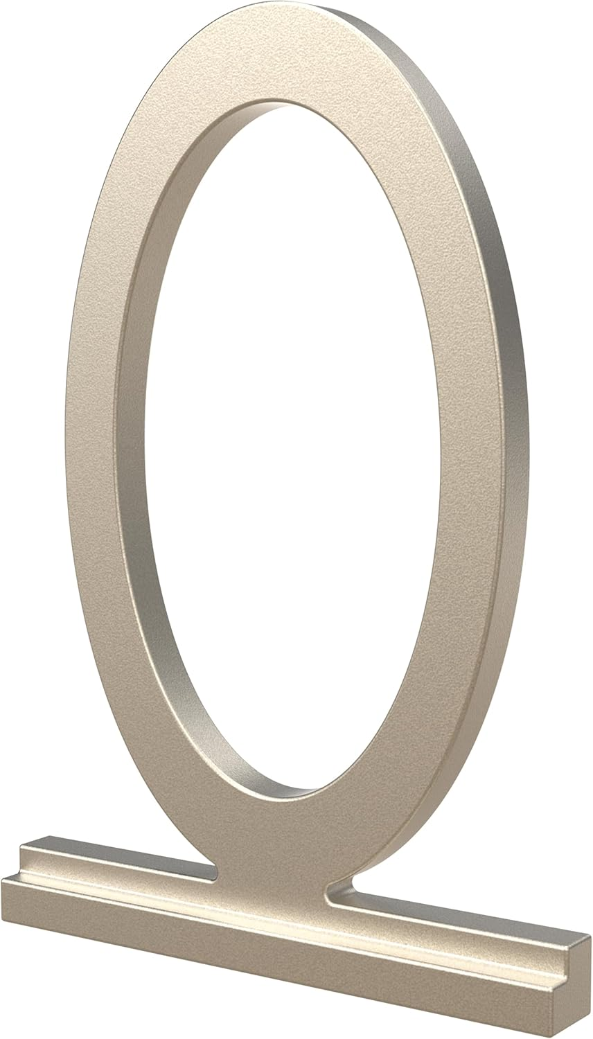 Franklin Brass Derby (1-Pack) "8" Modern Metal House Numbers for Customized System in Satin Gold | outside Number Plaque | Rust-Resistant, Personalized Address Sign