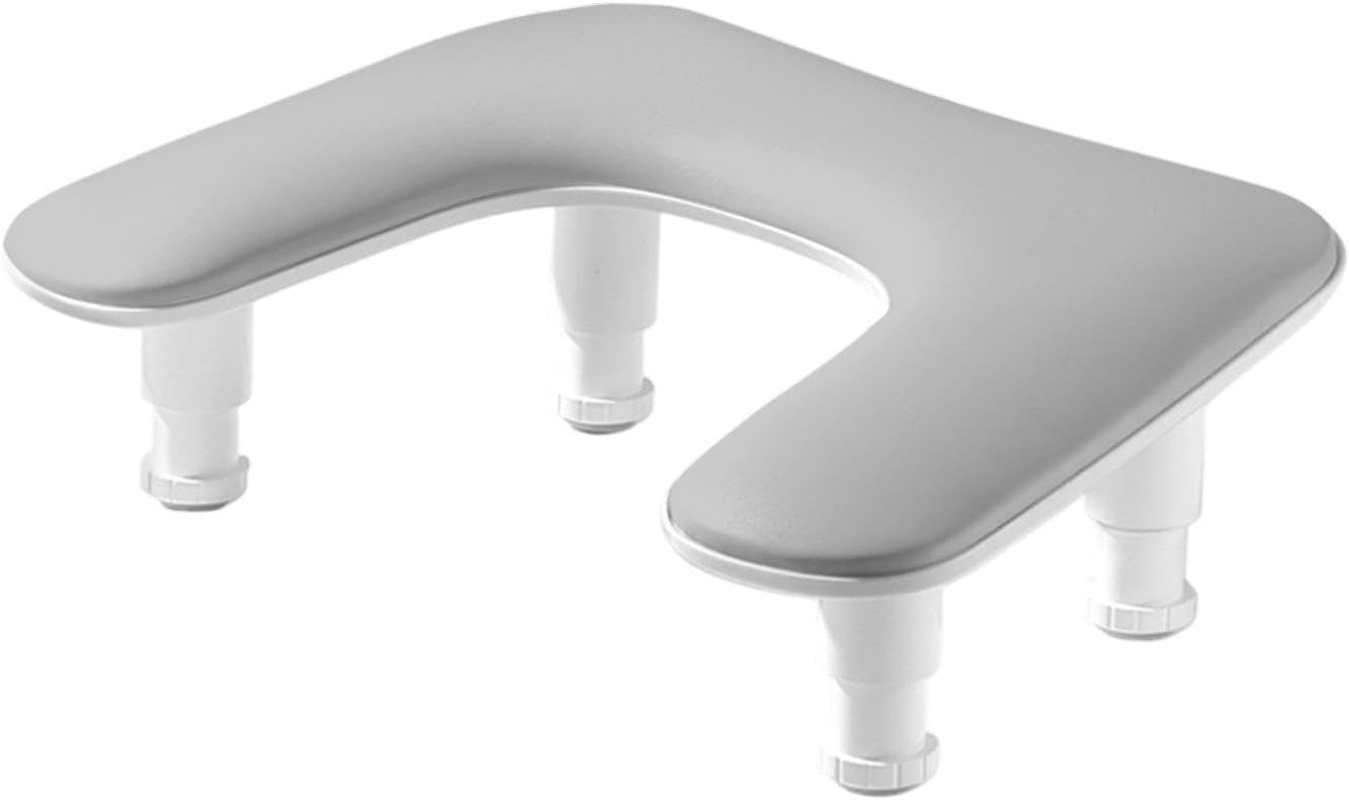 "Abbraccia" U Shape Nail Arm Rest Stand Soft Portable Comfortable Professional Arm Support Nail Hand Pillow for Home DIY, Grey image number 4