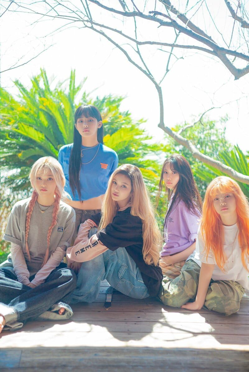 [WEVERSE POB Exclusive] Newjeans Supernatural NJ X MURAKAMI Japan Double Single Album with Tracking Sealed New Jeans (Drawstring Bag Version)