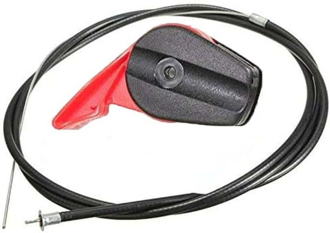 65" Lawn Mower Throttle Cable Universal, with Control Switch Lever Handle Replacement Kit Handle Kit for Garden Lawnmowers Lawn Mower Parts image number 5
