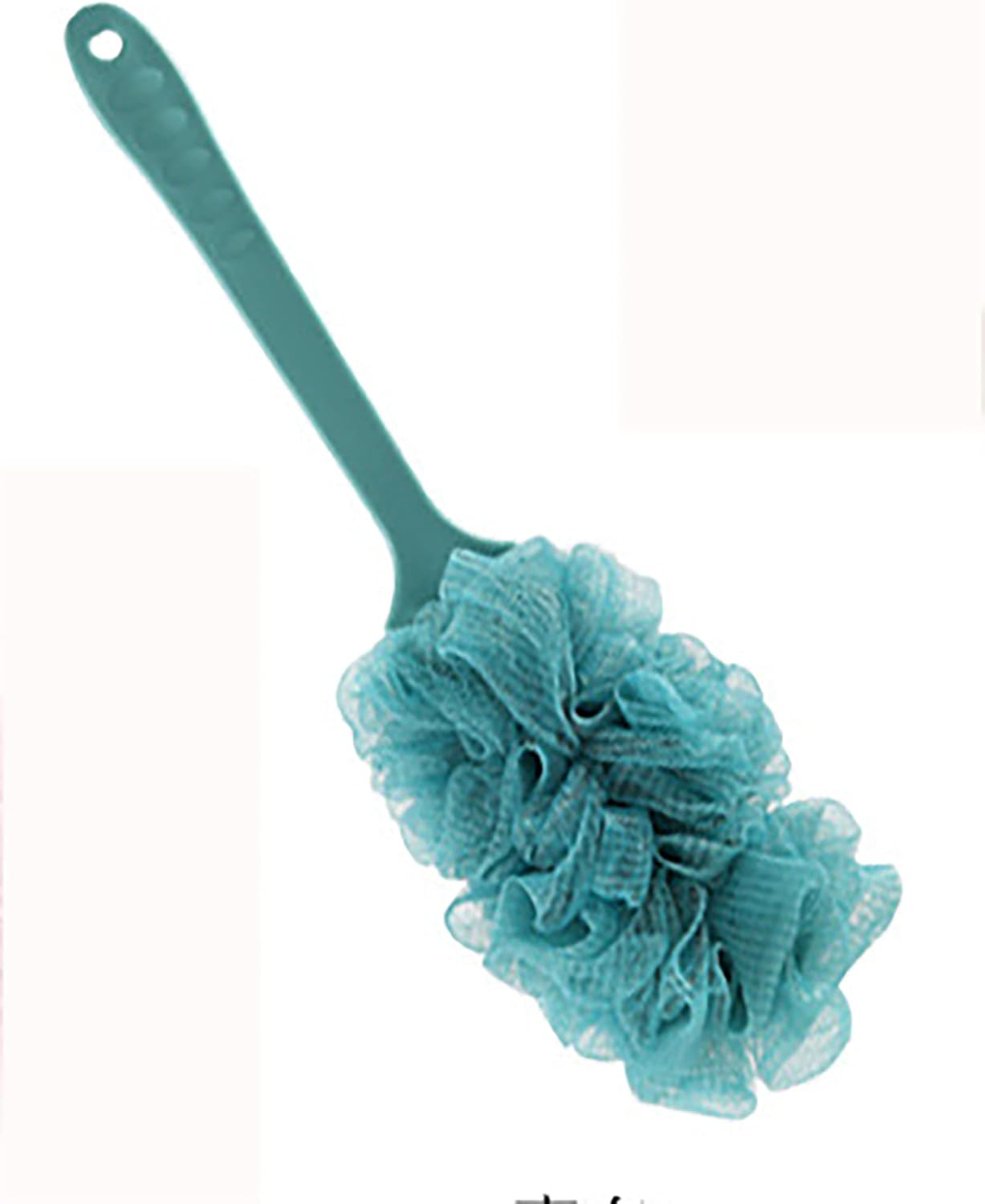 Long Handle Bath Artifact Long Handle Bath Brush Bath Brush Bath Flower Bath Ball 搓 Back Brush Bath Brush Back Massage and Bath Sponge, with Shower Bouquet 12.5 * 43Cm(Size:30Pcs,Color:Blue)