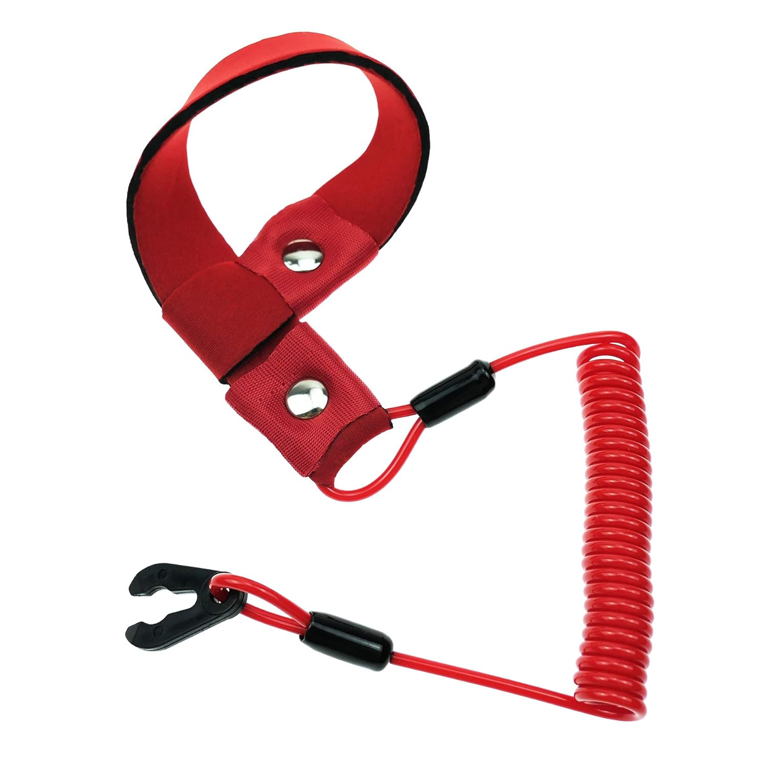 Start Stop Kill Safety Lanyard Fits for Yamaha Jet Ski Waverunner Waveventure Waveraider Wavejammer Waveblaster FX140 Replace EW2-68348-00-00, Handlebar Switch Key Floating Emergency Flameout Rope image number 2