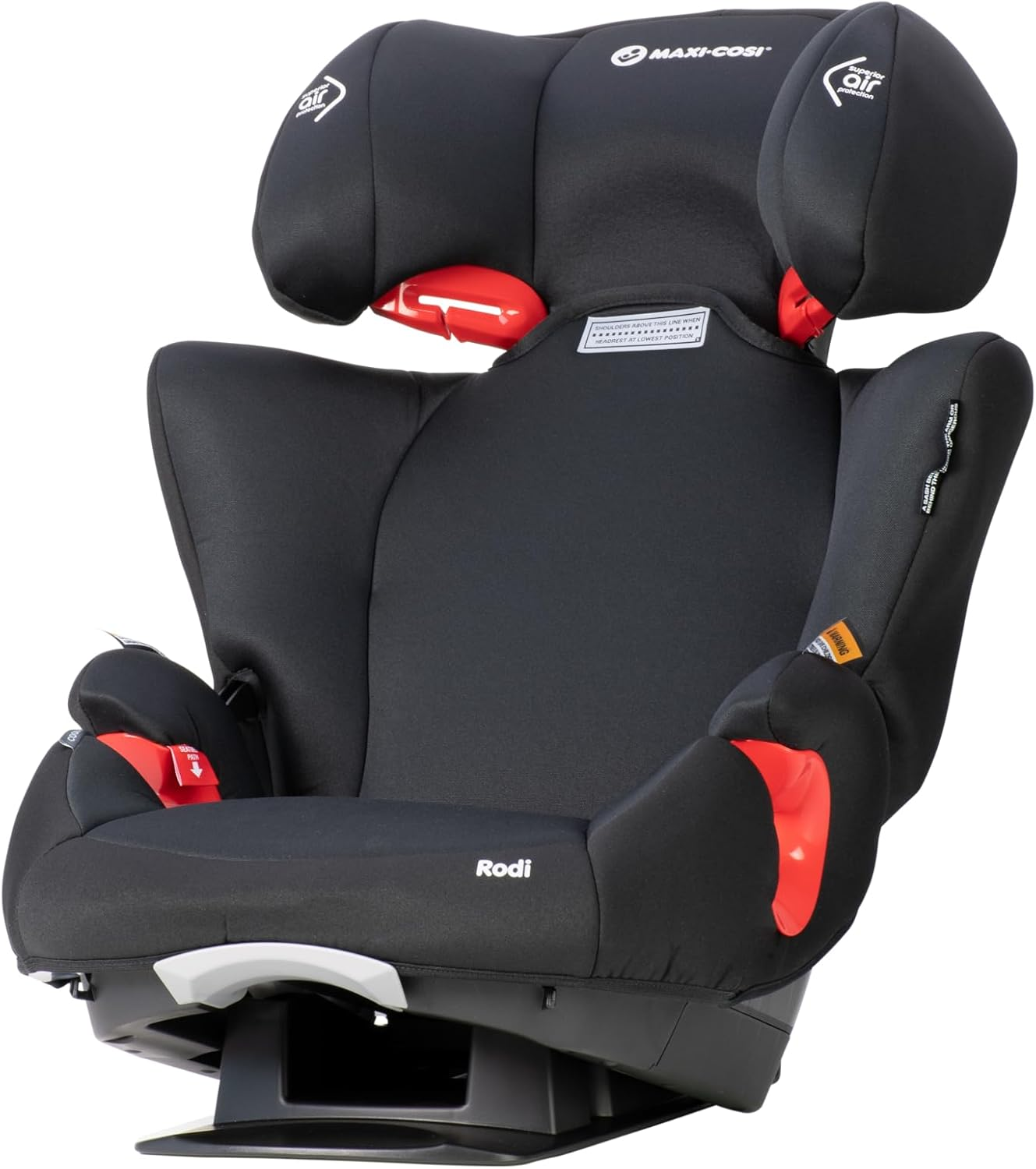 Maxi-Cosi RODI AP Booster Seat-Onyx -Air Protect Safety, Easy Installation, Stylish Design, and Adjustable Comfort for Ages 4-8 Years image number 6