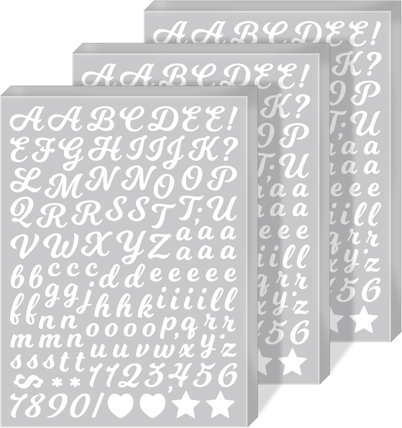 1768 Pieces 15 Sheets Letter Stickers, 0.5 Inch Small Deco Stickers Waterproof Alphabet Stickers,1/2" Half in Mailbox Sticker Vinyl Stick on Letters for Mailbox,Window,Diy (Cursive,Black)