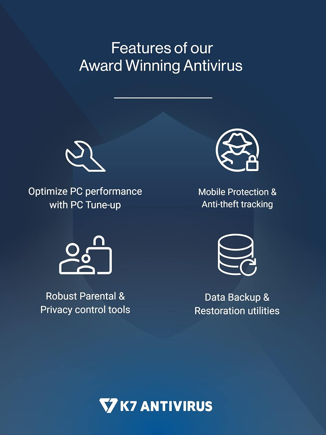 K7 Ultimate Security Antivirus Software 2025 |5 Devices, 1 Year|Threat Protection,Internet Security,Data Backup,Mobile Protection| Laptop,Pc, Mac&reg;,Phones,Tablets|-No CD image number 3