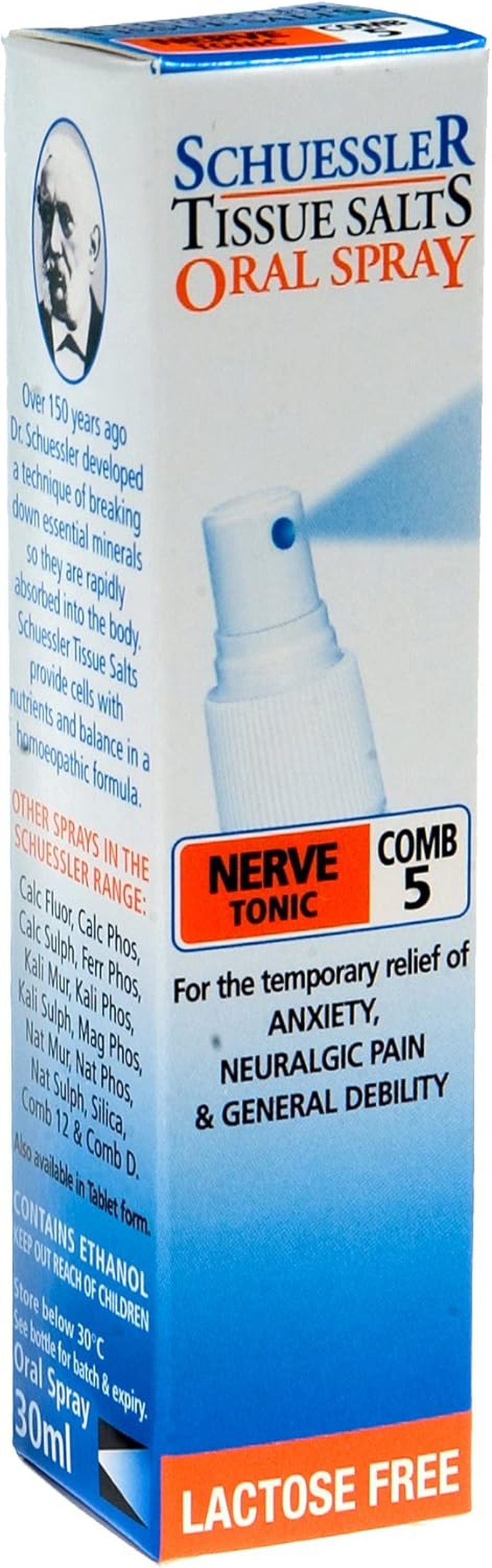 Martin & Pleasance - Schuessler Tissue COMB 5 Nerve Tonic- 30Ml Spray image number 3