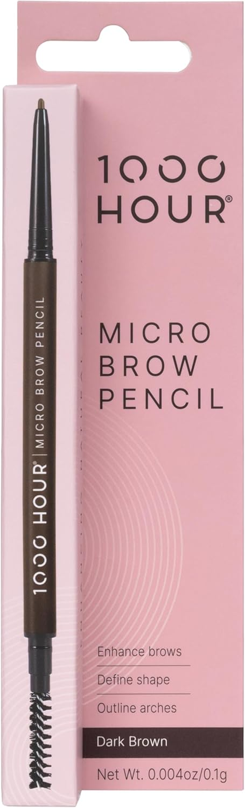 1000 Hour Micro Brow Pencil 0.1 G, Dark Brown