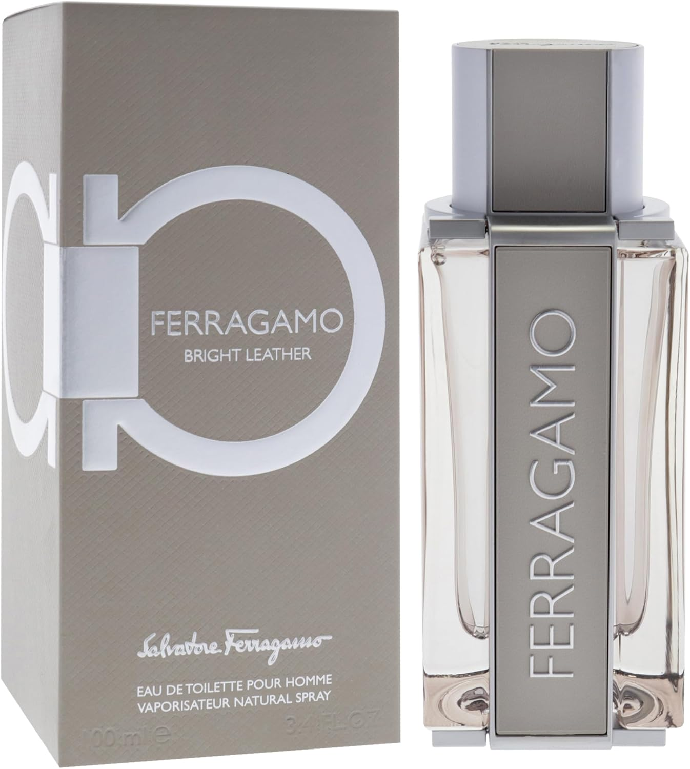 Bright Leather by Salvatore Ferragamo for Men - 3.4 Oz EDT Spray image number 6