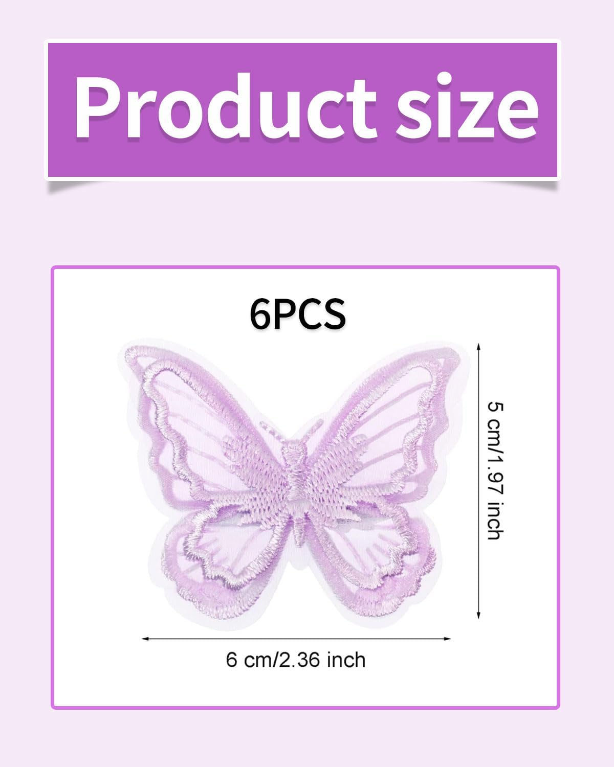 KGDUYC 6 Pieces Butterfly Hair Clips Hair Pins Hair Clips Butterfly Hair Clips 6 Pieces Butterfly Hair Clips Small Hair Clips Mini Butterfly Hair Clips image number 1