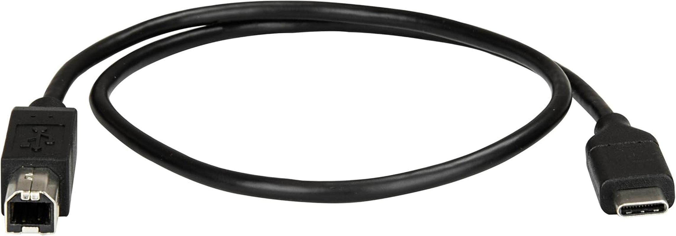 Startech.Com USB2CB50CM USB C to USB B Printer Cable, 0.5 Meter image number 1