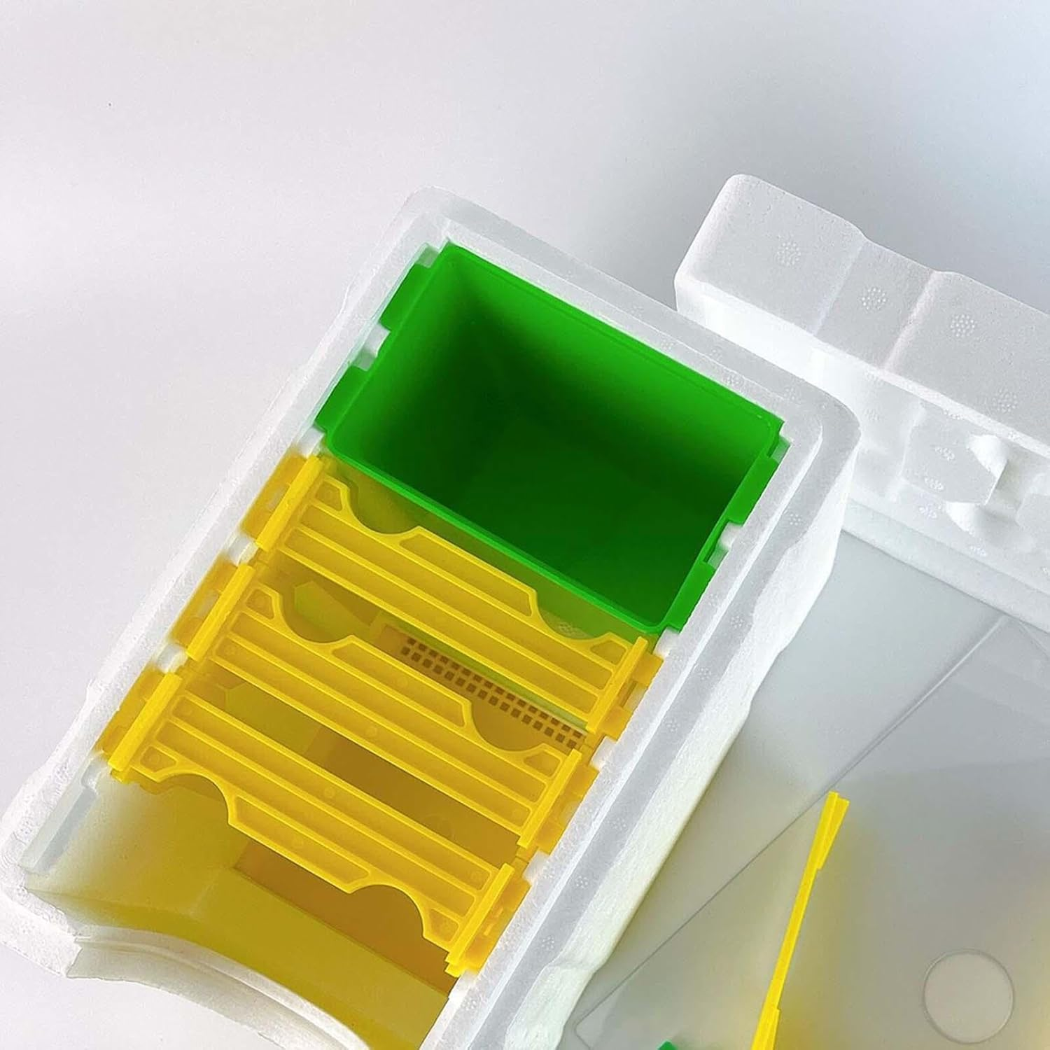 Queen Bee Breeding Box Bee Queen Mini Mating NUC Box Bee Apidea Mating Hive Breeding Box, Red Door image number 4