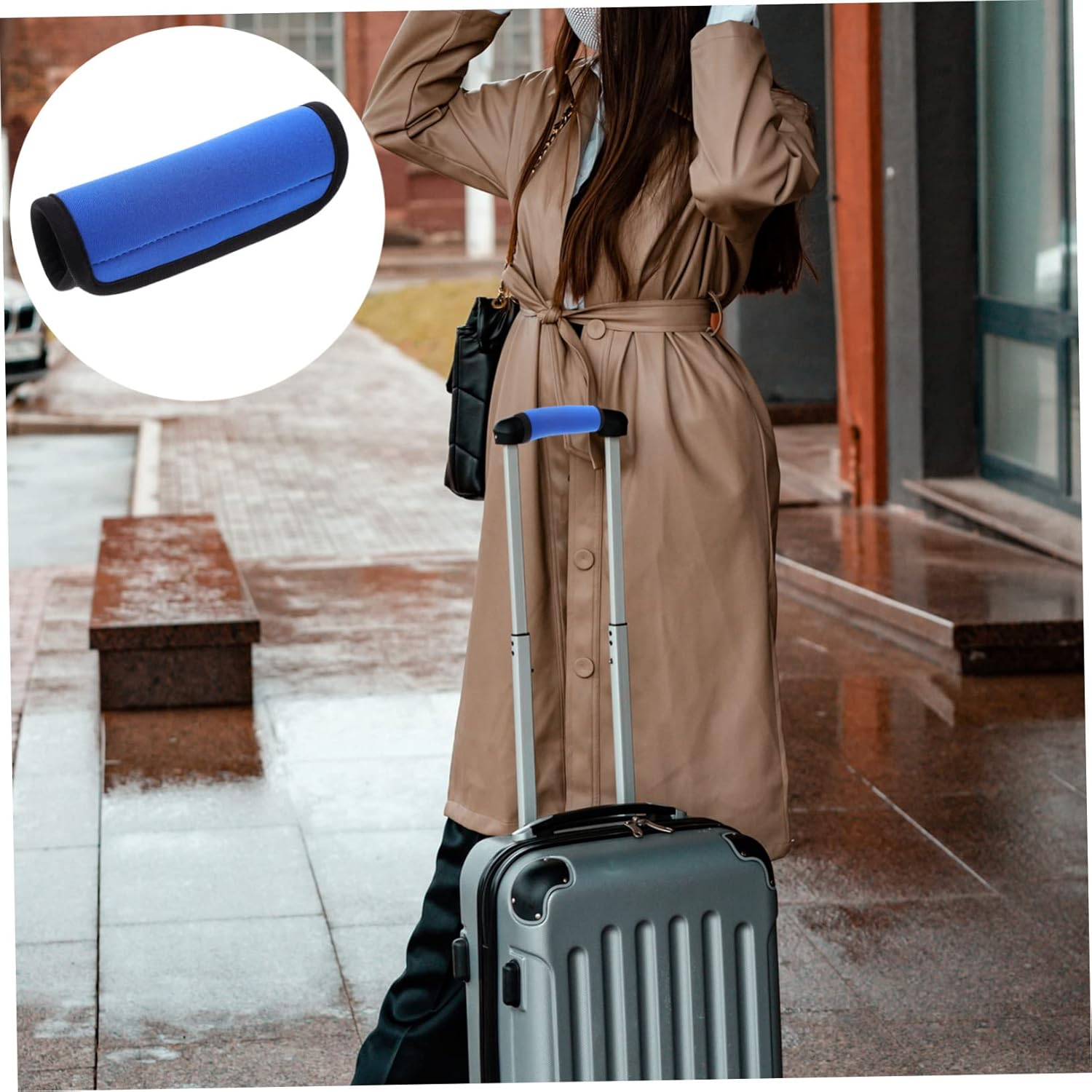 Minkissy Luggage Handle Wraps for Suitcase Handle Travel Accessories Hand Protectors for Traveling image number 3