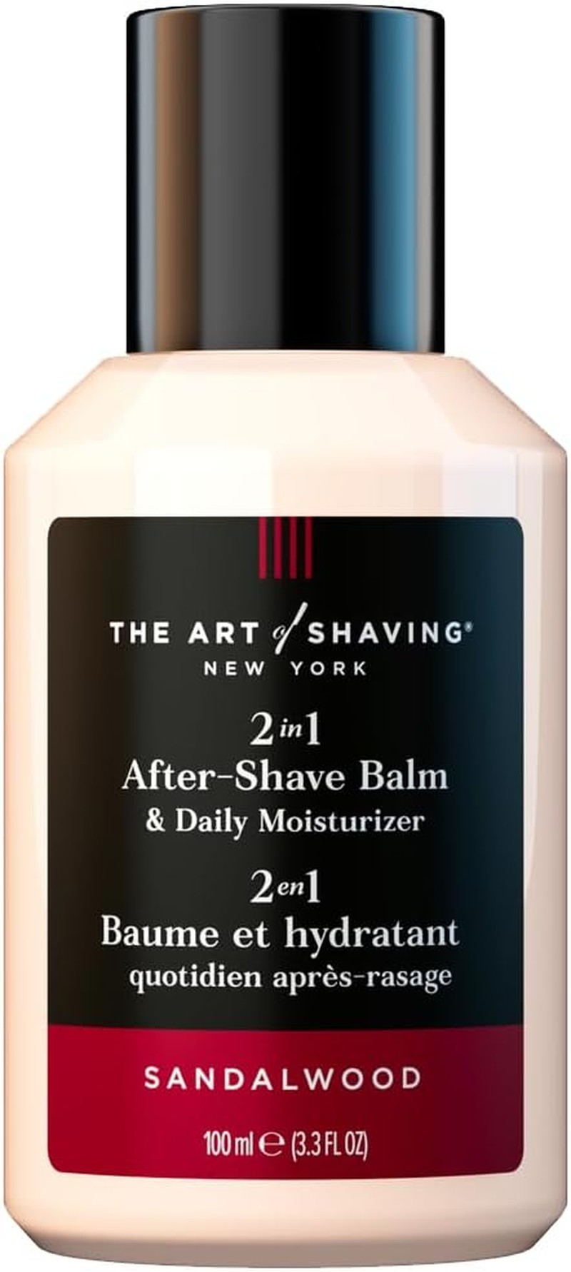 The Art of Shaving After-Shave Balm for Men - Face Moisturizer, Clinically Tested for Sensitive Skin, Sandalwood, 3.3 Ounce (M-BB-2230) image number 3