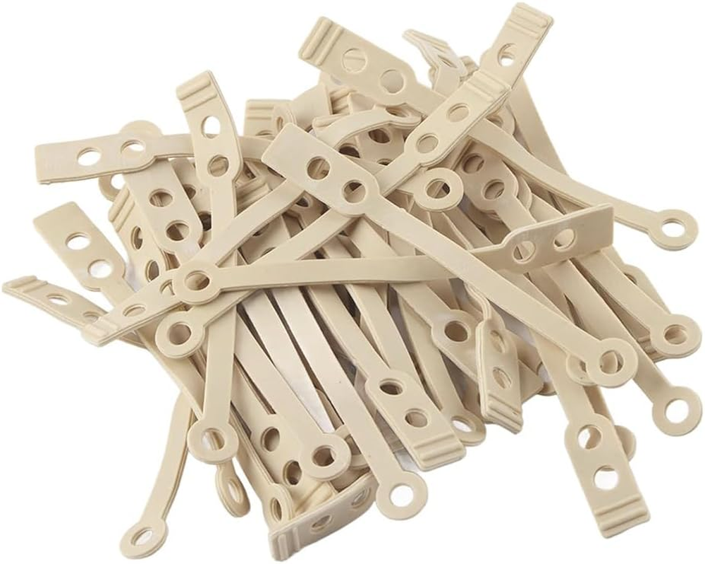 Laroal 100 Pcs Rubber Perm Rollers for Women and Girls, Wave Perm Rods Set with DIY Hairdressing Tools, Reasonable Thickness, Good Hand Feel and Good Elasticity image number 6