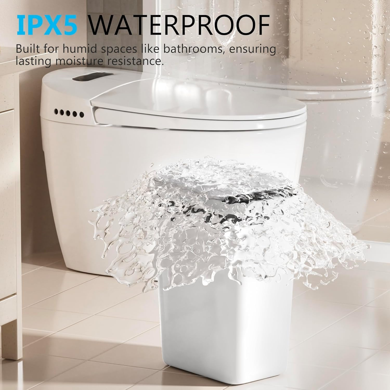 2Pack 11L Kitchen Trash Can, Sensor Stainless Steel Body Kitchen Trash Bins, Kicking Opening,Compost Bin, Trash Can for Home, Kitchen Waste Bins, Trash Bins with Lid, image number 1