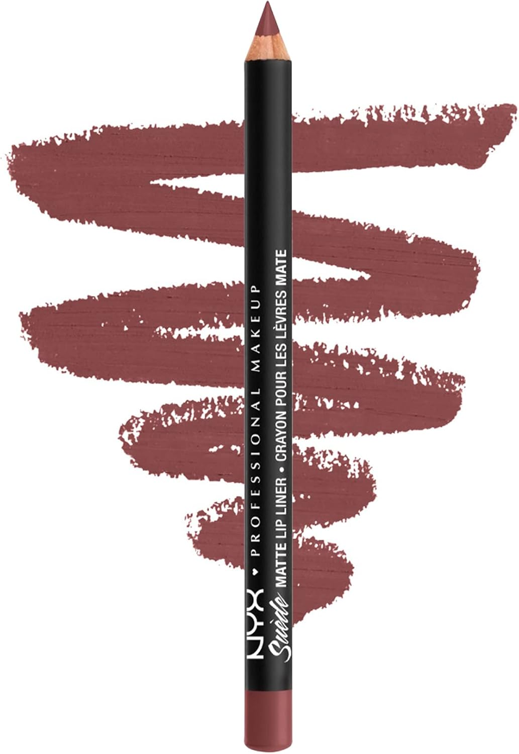 NYX PROFESSIONAL MAKEUP Suede Matte Lip Liner, Vegan Formula - Cape Town (Nude Sand)