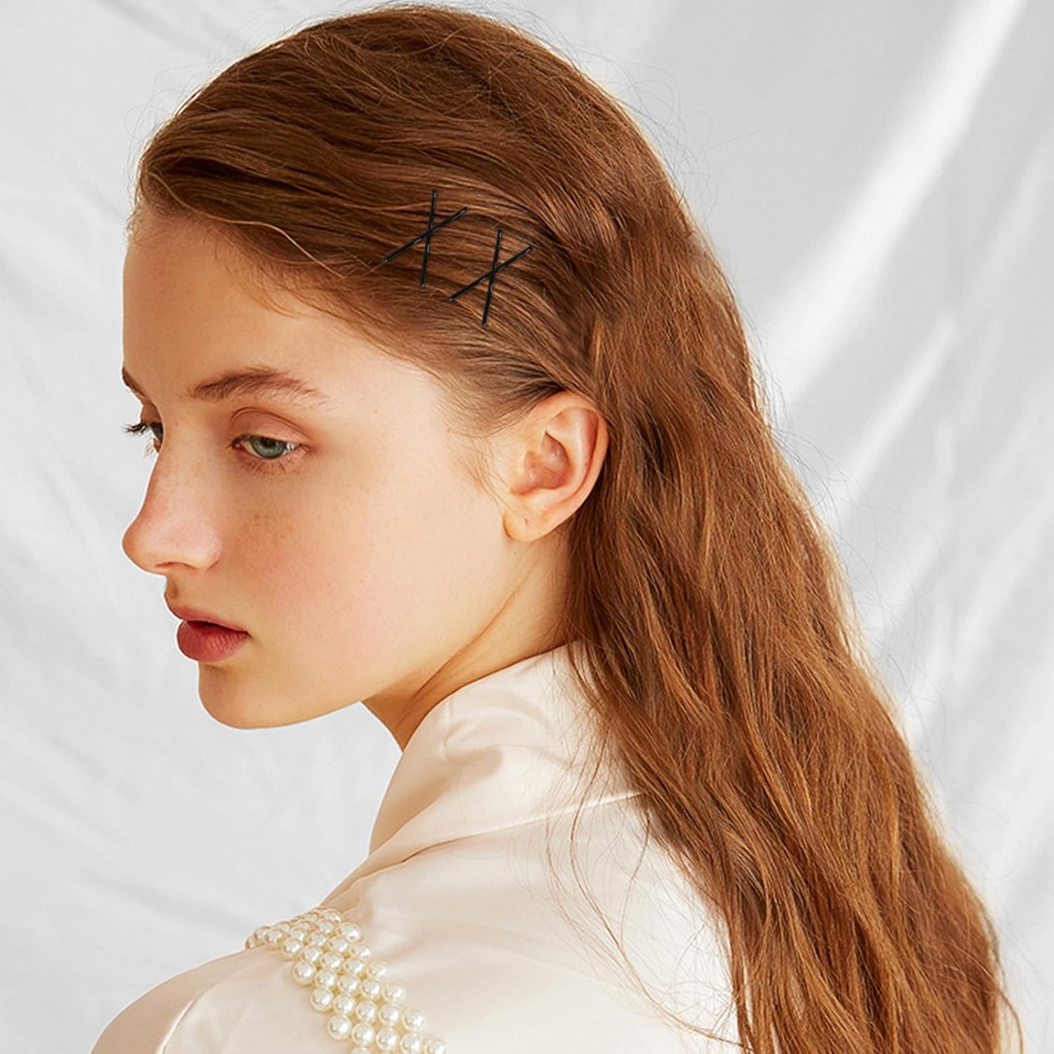 Mini Bobby Pins Black, 150 Count 1.38 Inch Small Bobby Pins with Storage Box for Kids, Girls and Women, Premium Hair Mini Pins for All Hair Types - Black - Brown image number 6