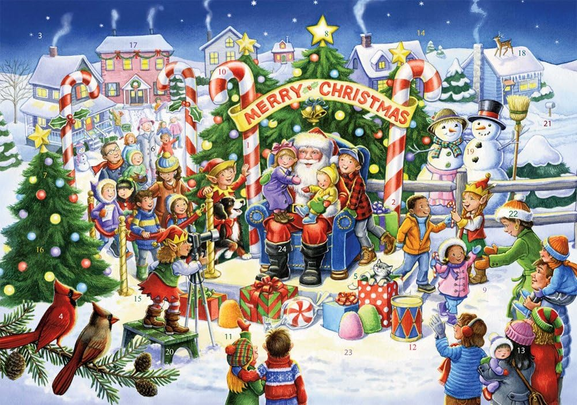 Smile for Santa Advent Calendar (Countdown to Christmas Calendar) image number 1