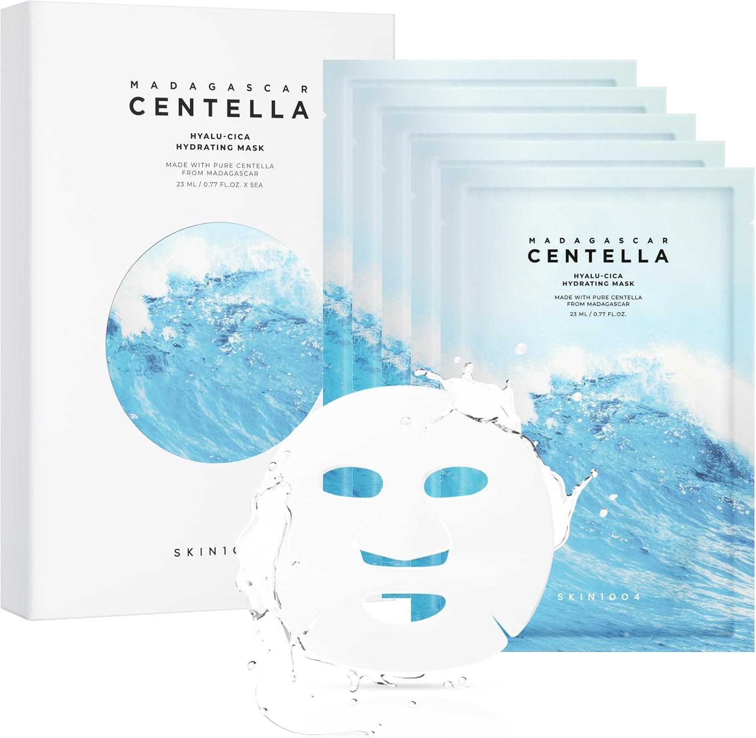 SKIN1004 Madagascar Centella Hyalu-Cica Hydrating Mask 5 Pack