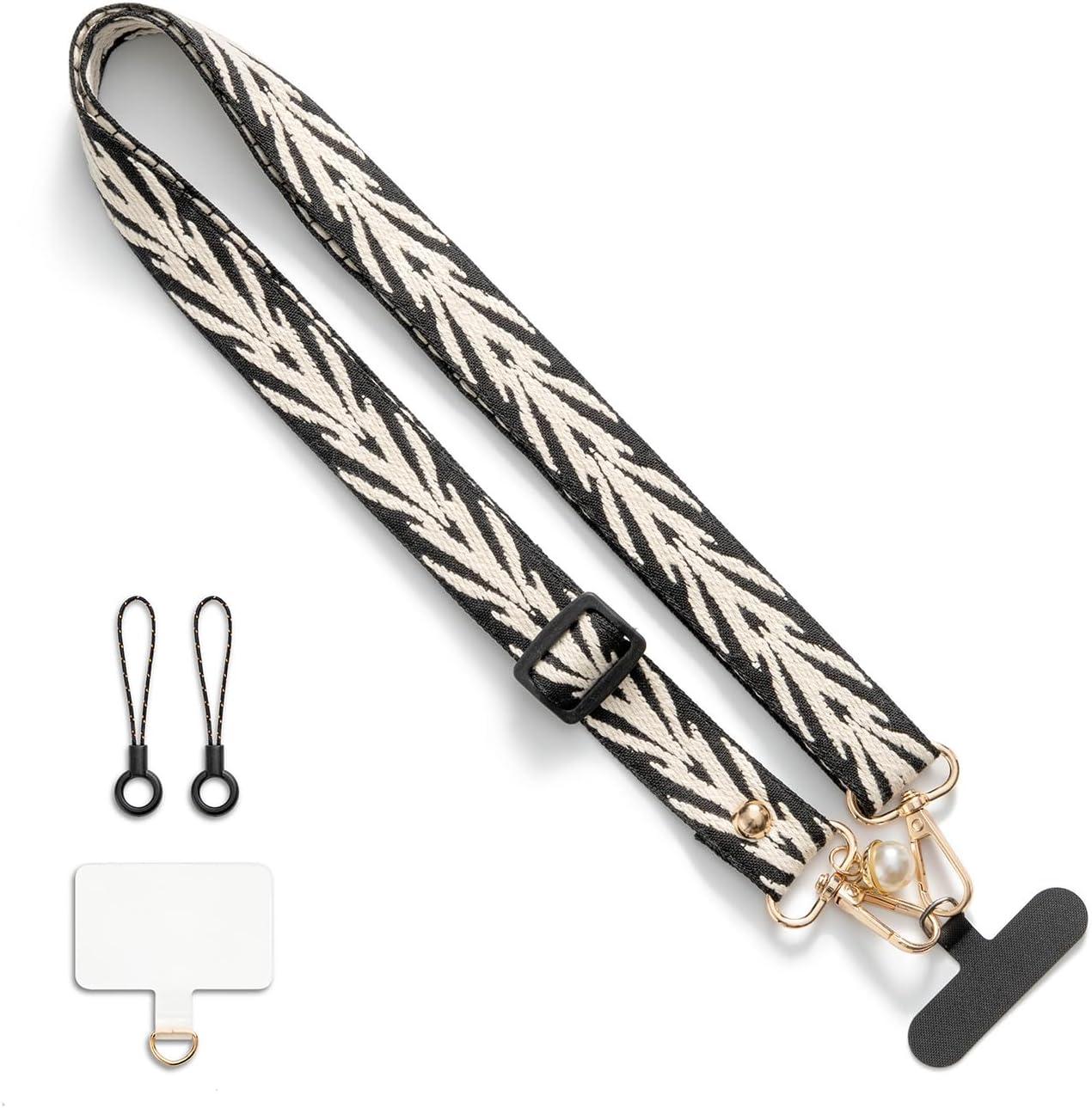 CHUQING Universal Phone Lanyard Phone Strap Adjustable Nylon Neck Lanyard Pale Olive Green