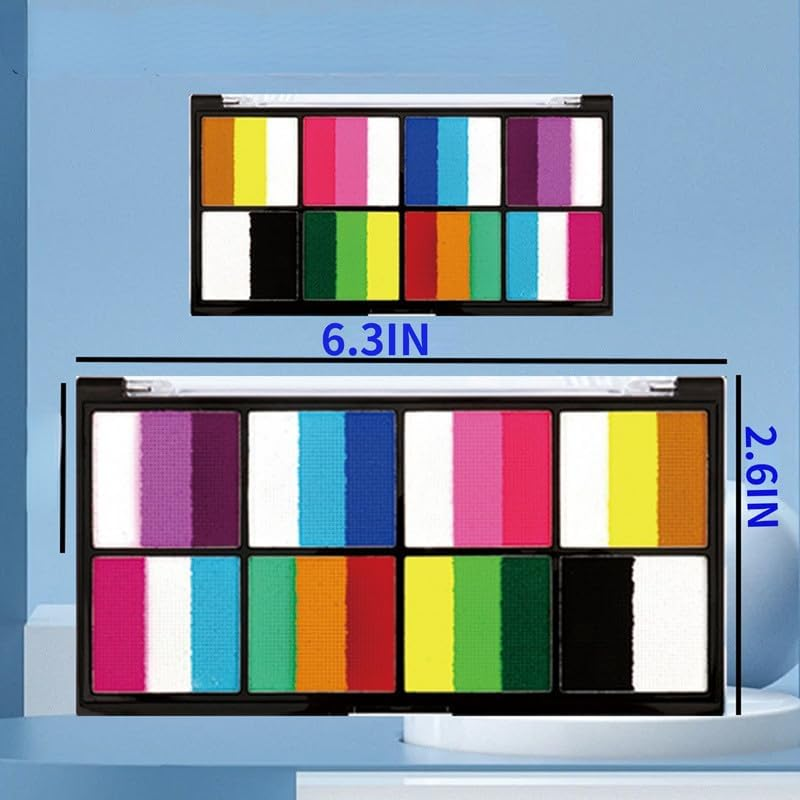 Professional Face & Body Painting Makeup Kit 38 Color . for Halloween Christmas Party Water Based Non Toxic Face Paint Set image number 6