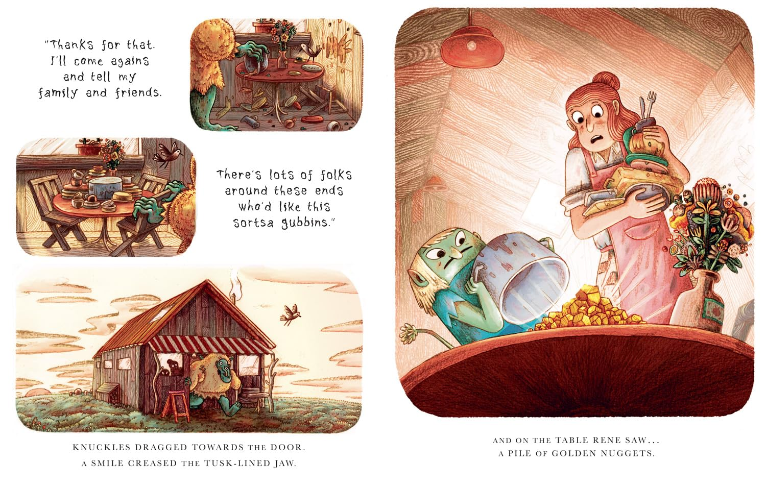 The Cafe at the Edge of the Woods: the Phenomenal and Outrageously Original New Illustrated Children&rsquo;S Picture Book Full of Mythical Creatures, Monstrous Meals and an Unusual Friendship