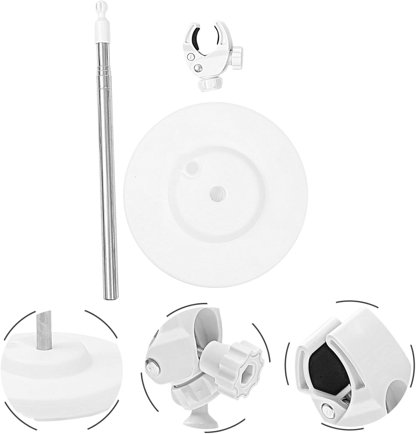 KAILIKETIY Dog Hairdryer Low Noise Holder Hair Dryer Stand Pet Grooming Fixing Stand image number 4