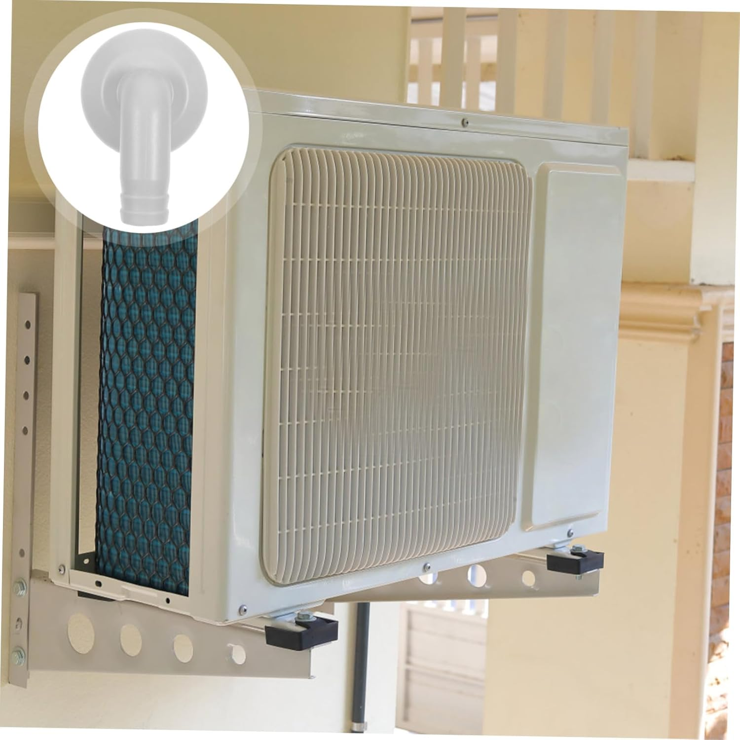 5Pcs Drain Hose Connector Elbow Fitting for Air Conditioner Durable Adapter for External Unit to Drainpipe Connection Design image number 5