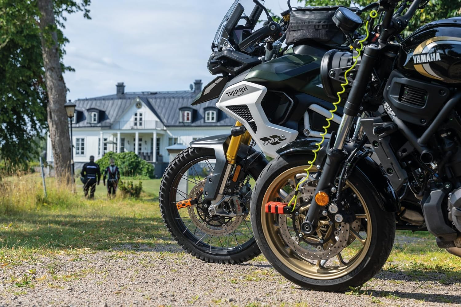 ABUS Memory Cable - Reminder Cable for Visual Reminder of the Brake Disc Lock - for Motorbike Security, Yellow image number 1