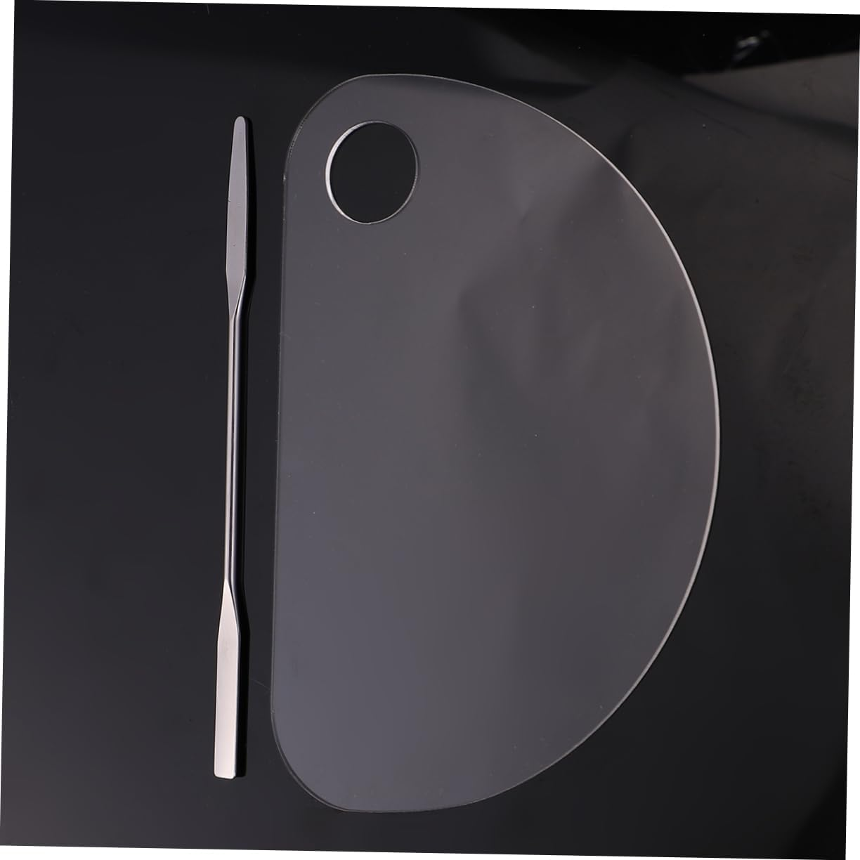 Beavorty Acrylic Nail Art Palette Nail Holder for Painting Diy Manicure Tool Quality Stainless Steel for Easy Art image number 4