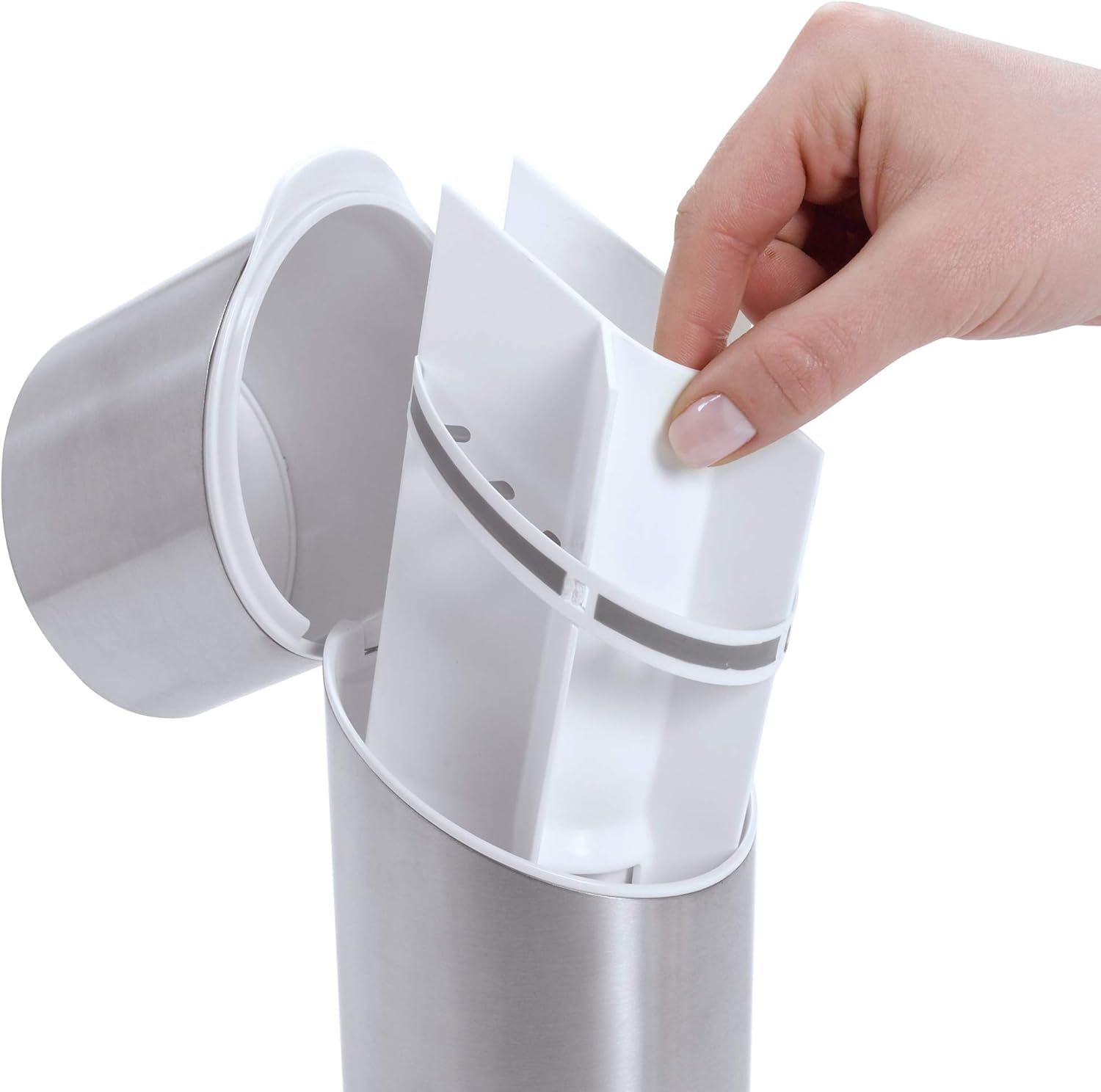 OXO Good Grips Stainless Steel Toothbrush Organizer 9.75 Inch image number 5