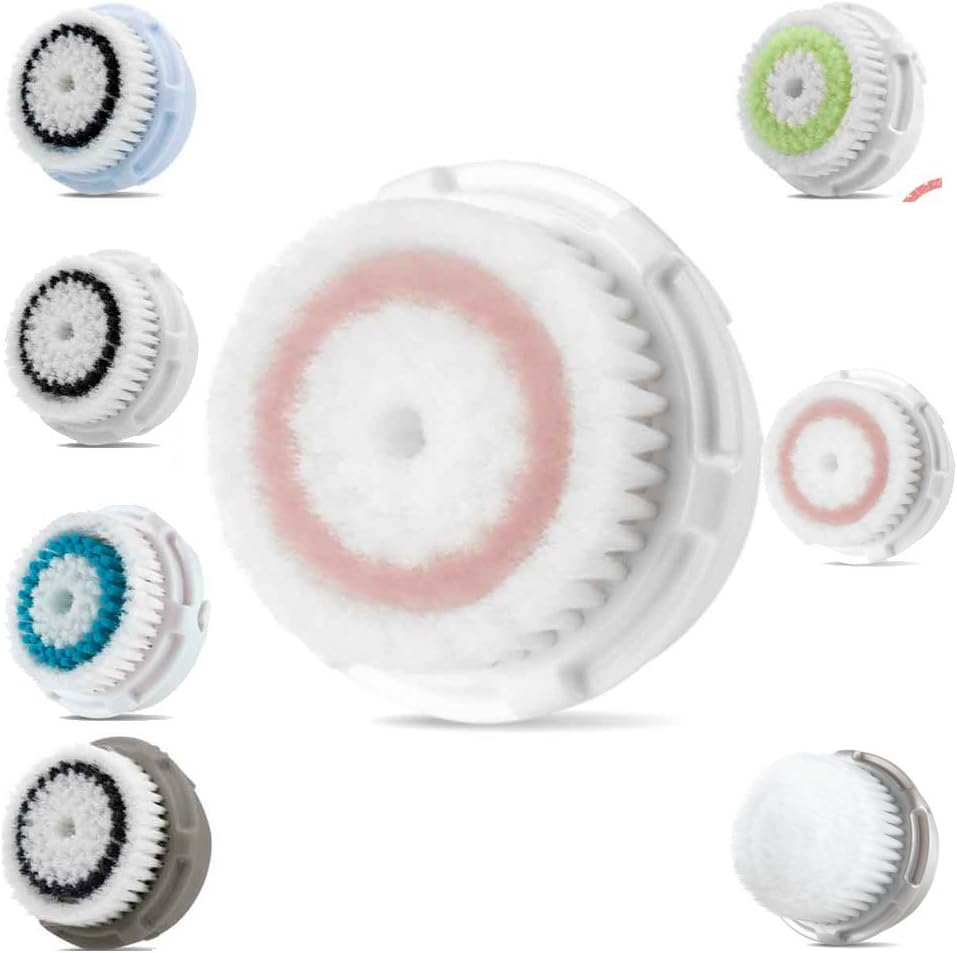 Replacement Facial Cleansing Brush Head for Clarisonic MIA 2 Sonic MIA2 Classic plus Pro Aria (Radiance)