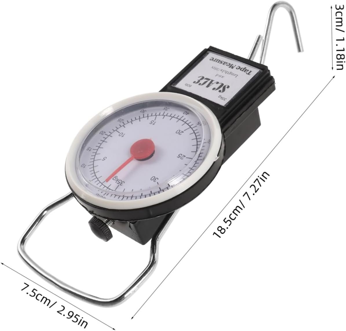 Mobestech Portable Spring Scale for Luggage Hanging Scale Weight Capacity for Travel and Outdoor Use image number 5