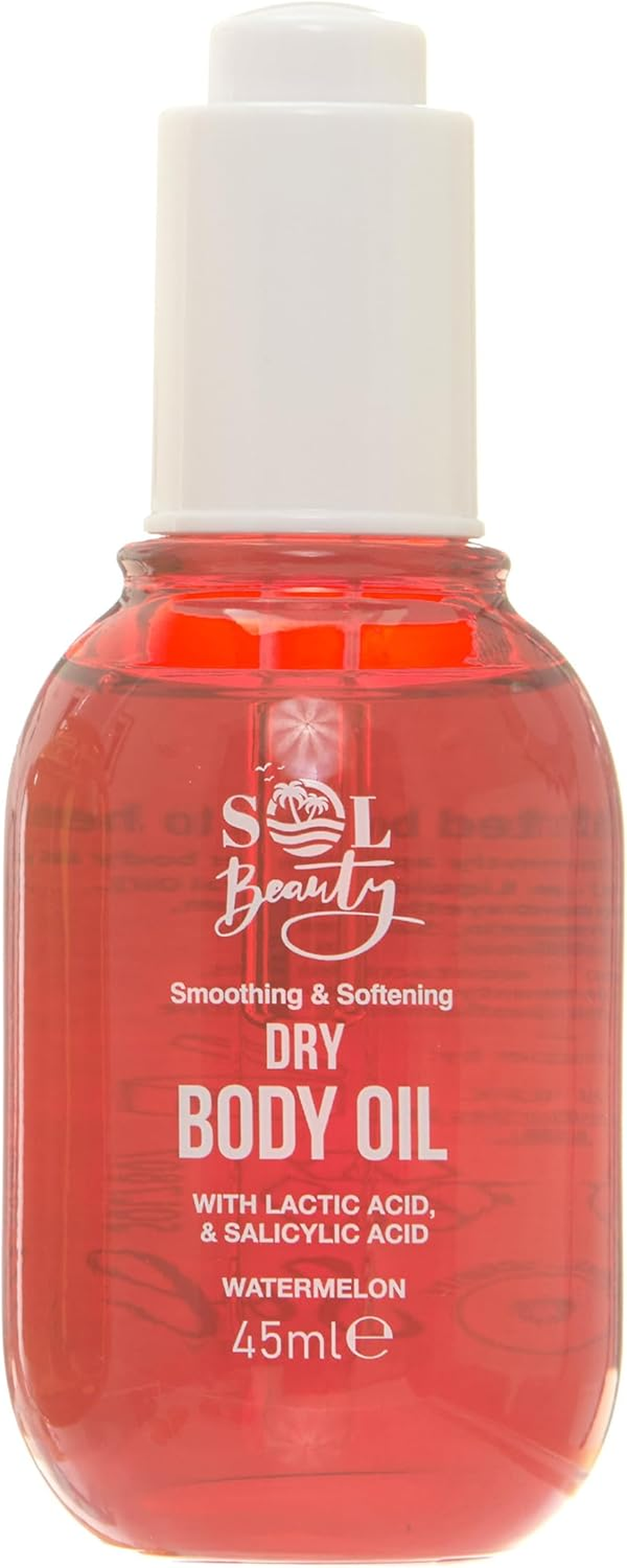 Dry Body Oil Watermelon Scent, Helps Hydrate and Soften Skin, Vegan Friendly Light Moisturiser 45Ml image number 1