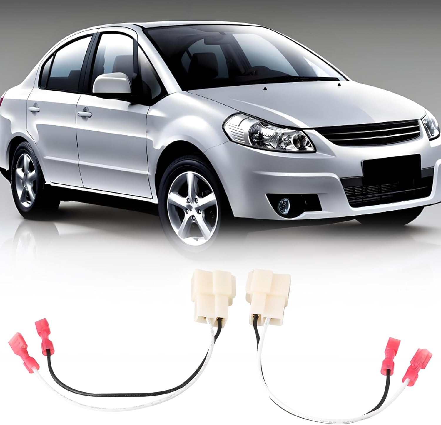 4Pcs Car Speaker Adapter Cables Compatible with Chevrolet Compatible with Mitsubishi image number 4