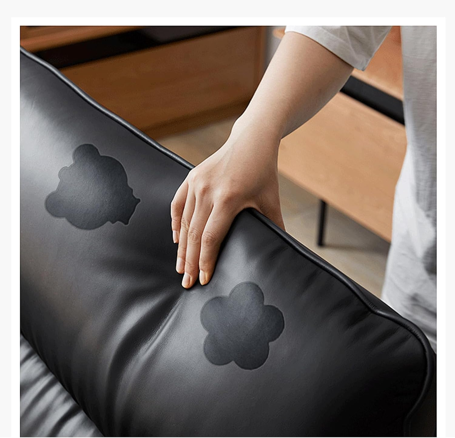 3Pcs Leather Repair Patch, 3.9&rdquo; X 7.9&rdquo; Self Adhesive Kit, Waterproof, Stain-Proof, Easy to Cleanfor for Sofas, Furniture, Kitchen Cabinet, Jackets,Car Seat Reupholster. (Model A) - Model B image number 7