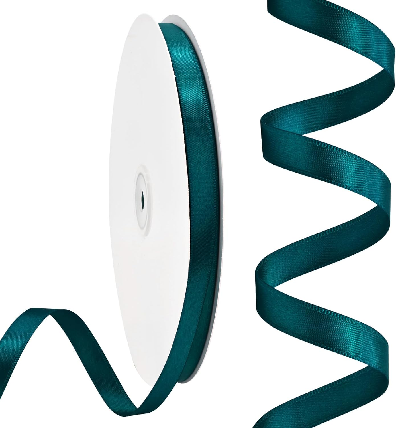 Black Satin Ribbon 7/8 Inch 50 Yards Double Faced Polyester Satin Ribbons for Gift Wrapping DIY Crafts Weddings Invitations Flower Bouquet Bow Making Home Decor Sewing image number 6