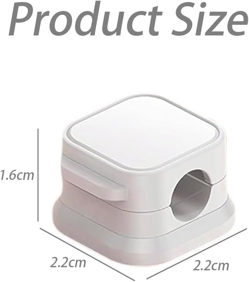 12 Pack Cord Organizer, Strong Adhesive Wire Charger Holder, Adhesive Cable Management Clips Holder for Nightstand, Kitchen Appliances, Office Supplies, White image number 5