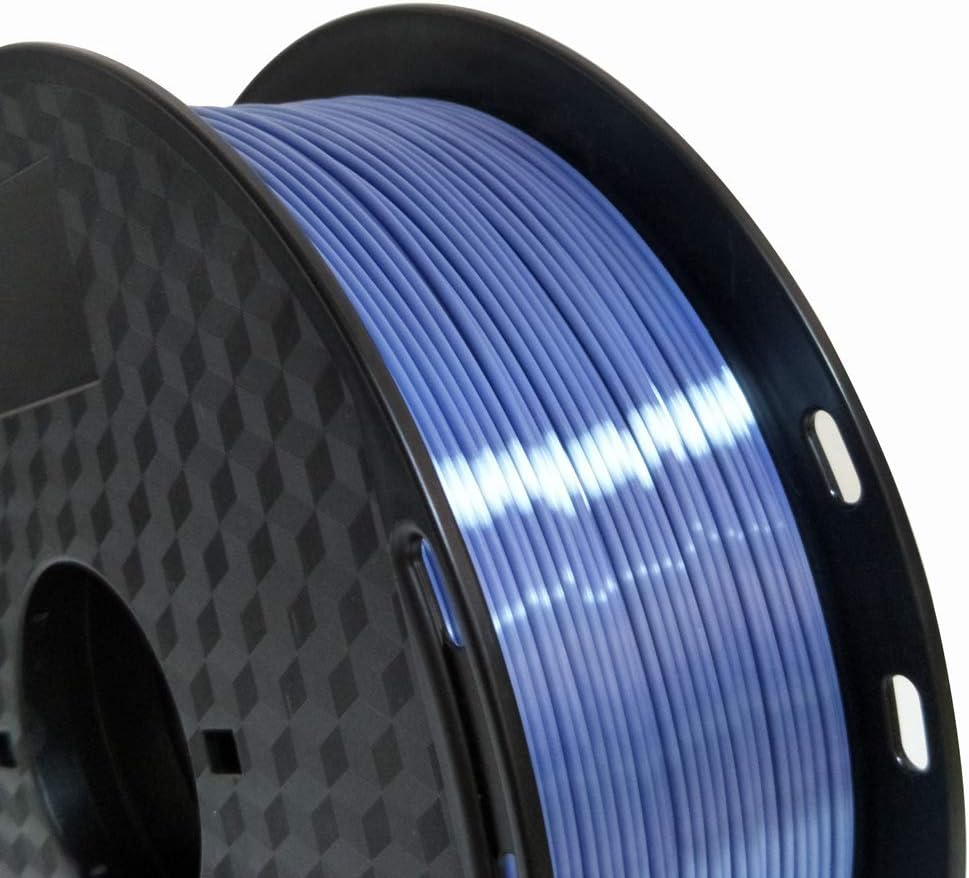 CC3D Silk Silver Blue 1.75Mm PLA Filament 1KG 3D Printer Filament Metal Metallic Color Gradient 3D Printing Material Silky Shiny Blue Gold PLA