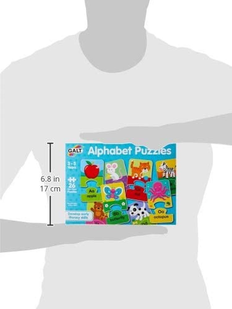 Galt Alphabet Puzzles &ndash; 26 Two-Piece Jigsaw Puzzles for Kids Age 3&ndash;5, Early Literacy & Matching Skills image number 3
