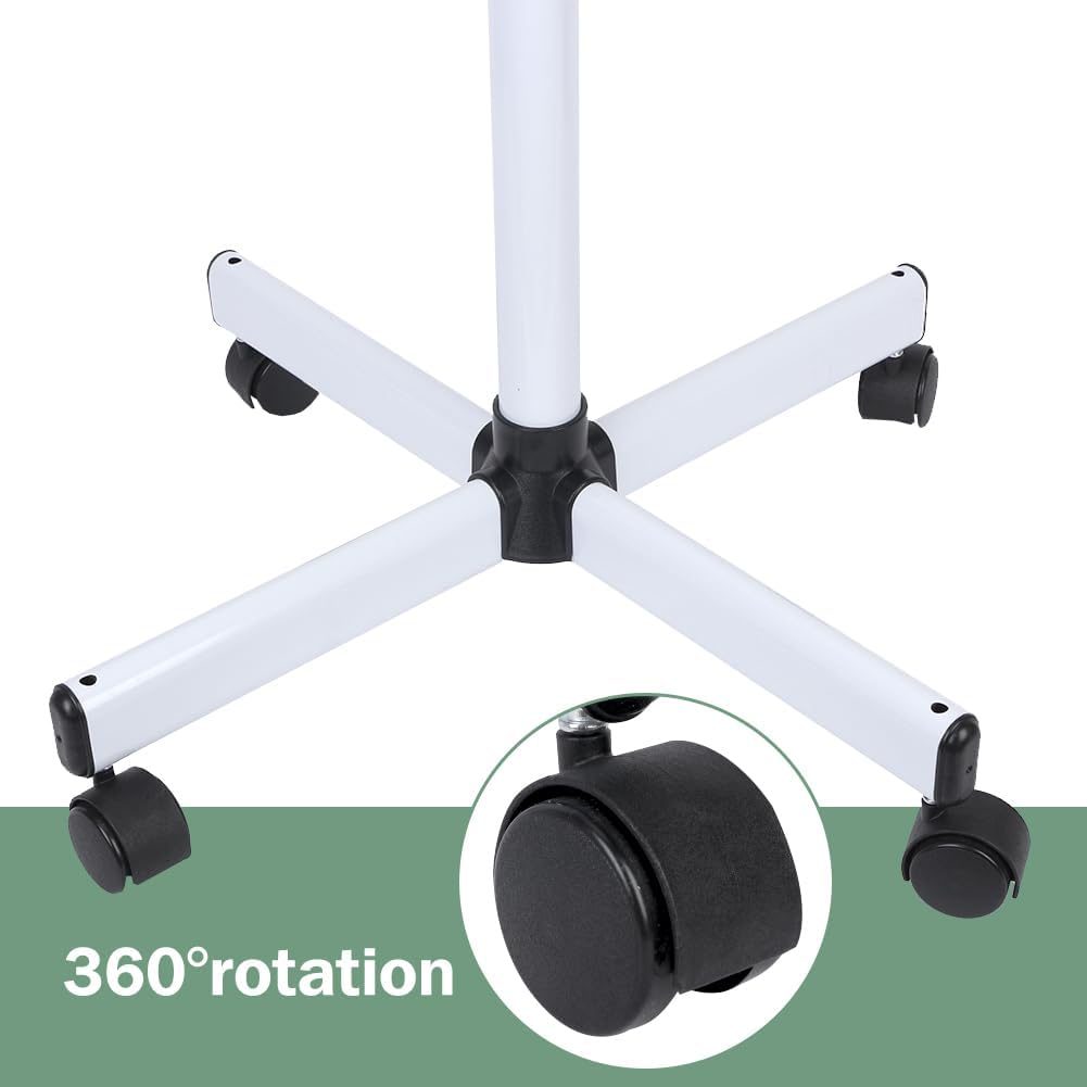 Professional Facial Steamer with Hot Ozone, Stand Face Steamer on Wheels, Face Steamer for Facial Deep Cleansing for Beauty Salons, and Spas, 360&deg; Ratotable Nozzle, Adjustable Height image number 6