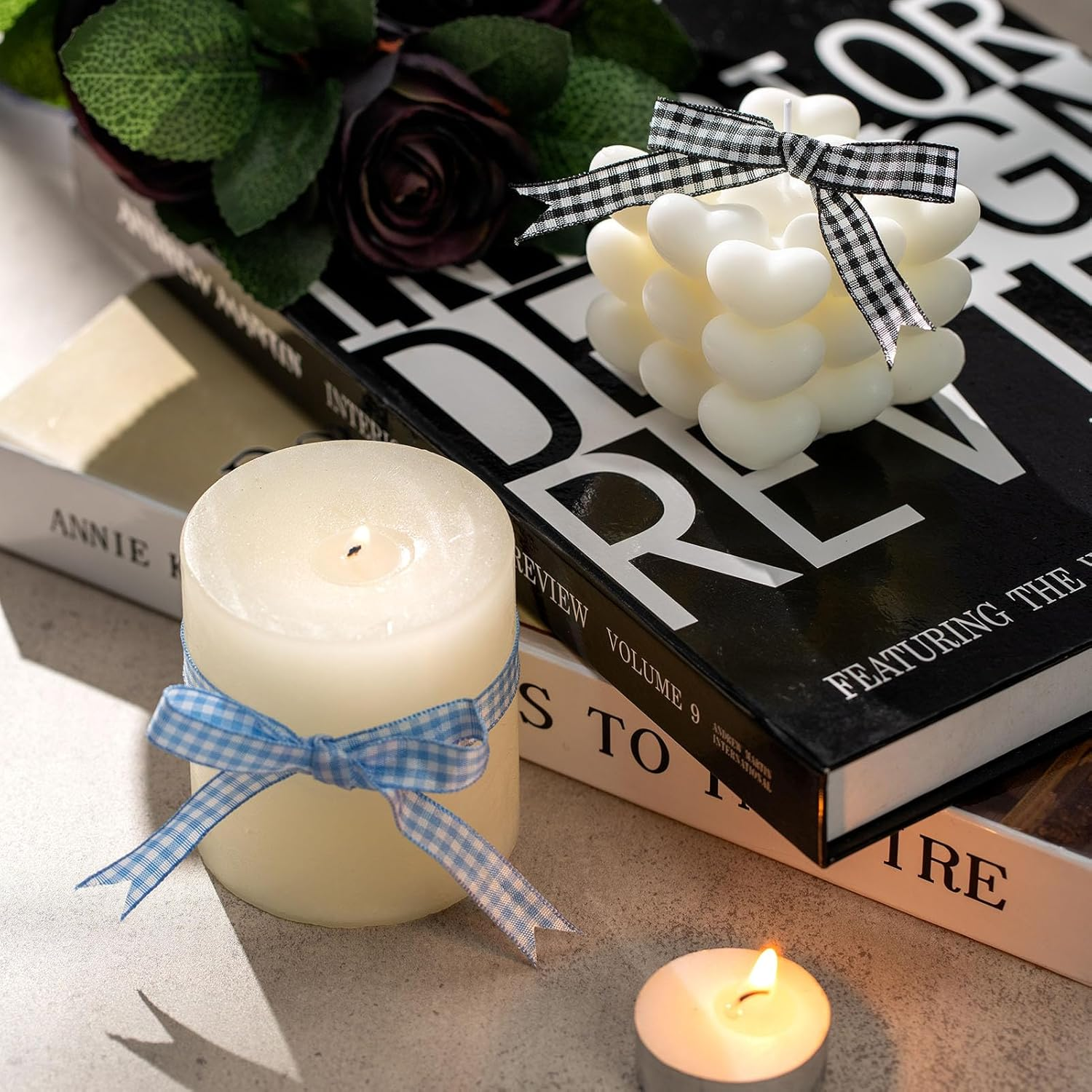 Black Ribbon Gift Ribbon Black White Grosgrain Ribbon Ribbon for Gift Wrapping Flower Wrapping Craft Bows 3/8 Inch X 10 Yd