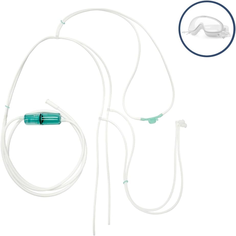 Unosuich Hydrogen Eye Glasses Hydrogen Eye Mask Patches Molecular H2 Gas Goggles Massager Protect Eyesight Hydrogen Eye Shield 3 in 1(Eye, Ear, Nose) image number 3