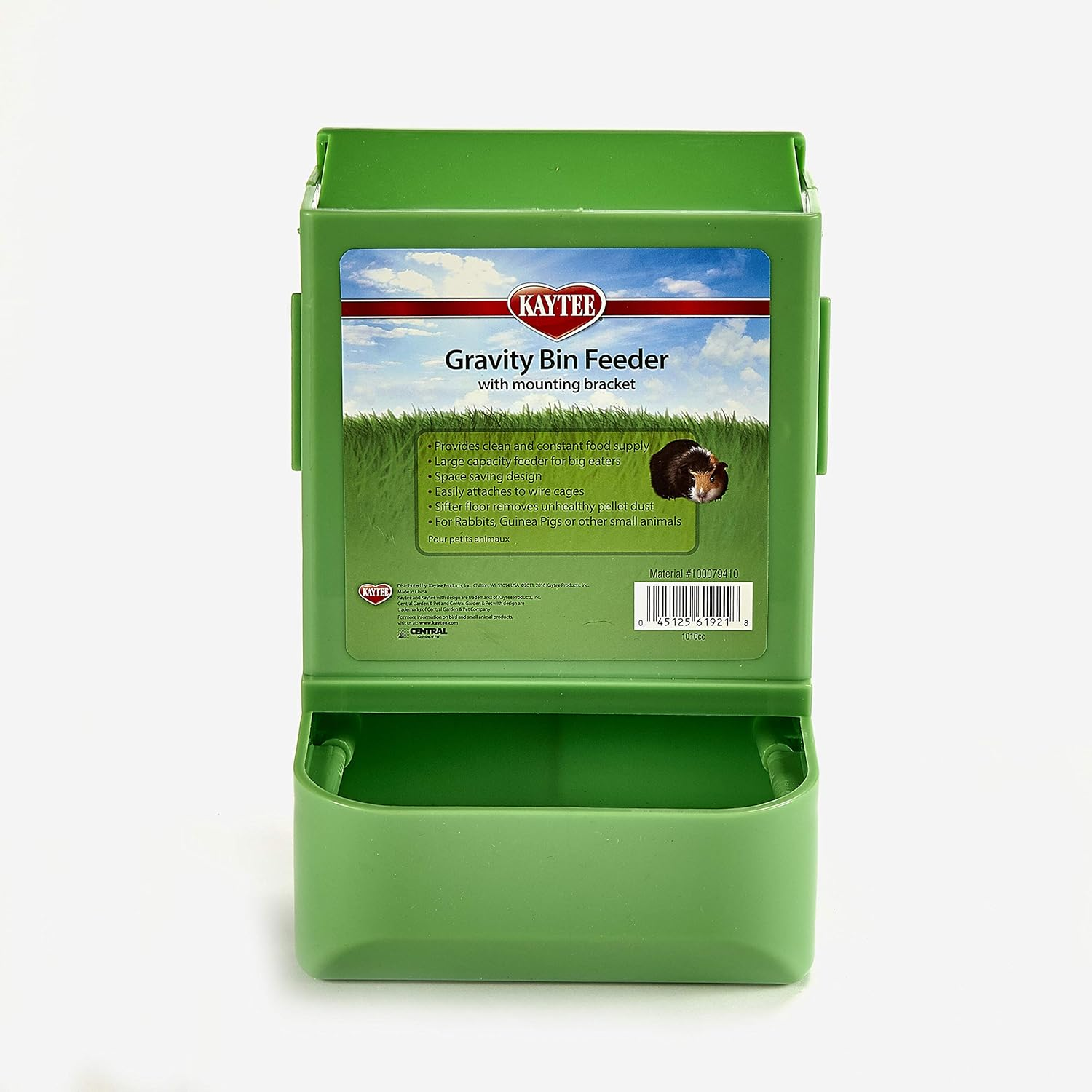 Kaytee Gravity Bin Feeder with Bracket Assorted image number 1