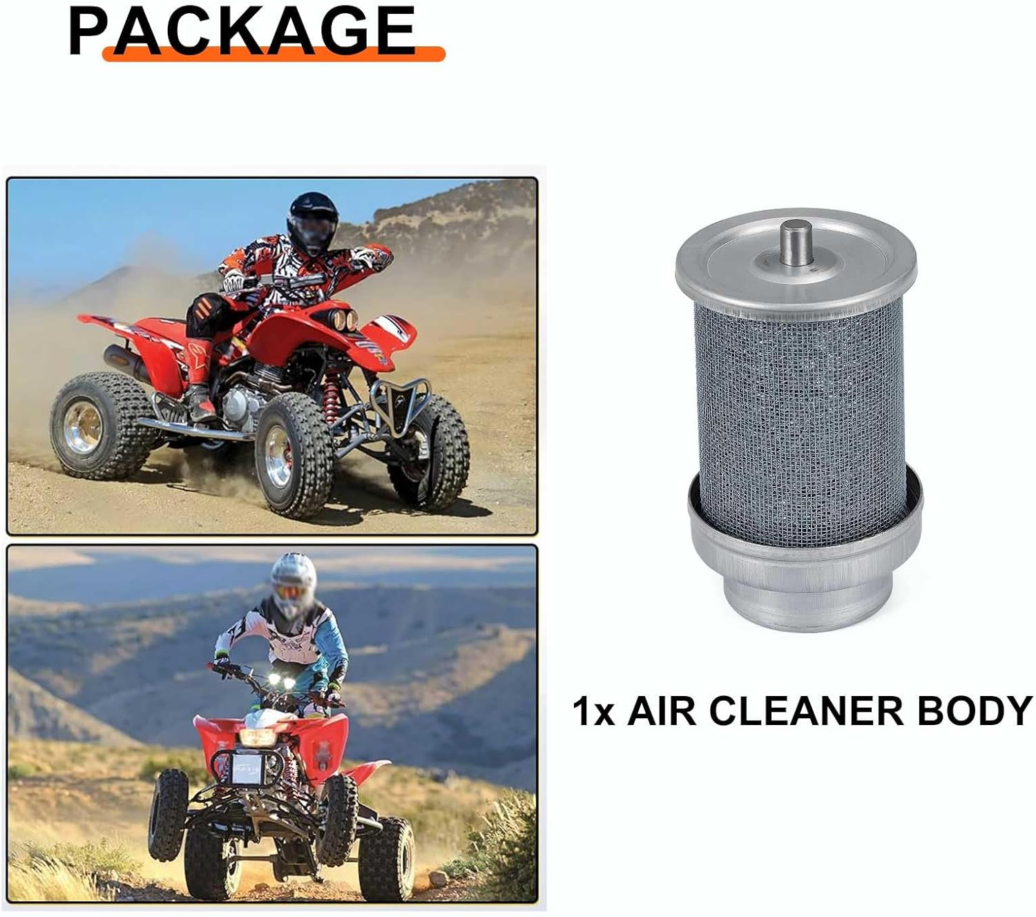 Air Filter Guide Cleaner Body for Honda Foreman 400 450 TRX400FW TRX450S TRX450ES TRX450FE TRX450FM 1995-2004 17211-HM7-000 image number 2