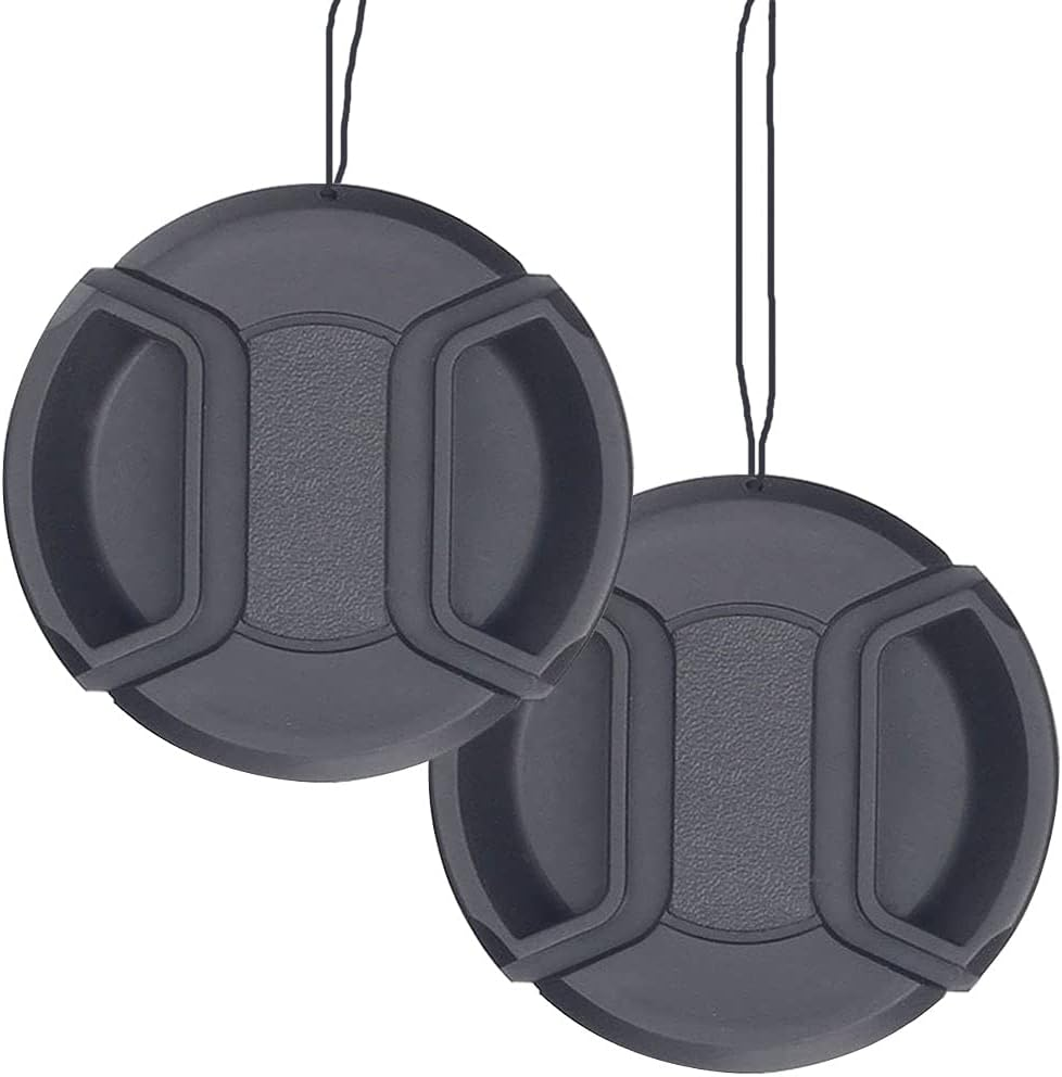 43Mm Lens Cap for Canon EF-M 22Mm F/2 and 28Mm F/3.5 Lens for M2 M3 Camera, 43Mm Center Pinch Cap for Fujinon 35Mm F/2 Lens-2Packs image number 1