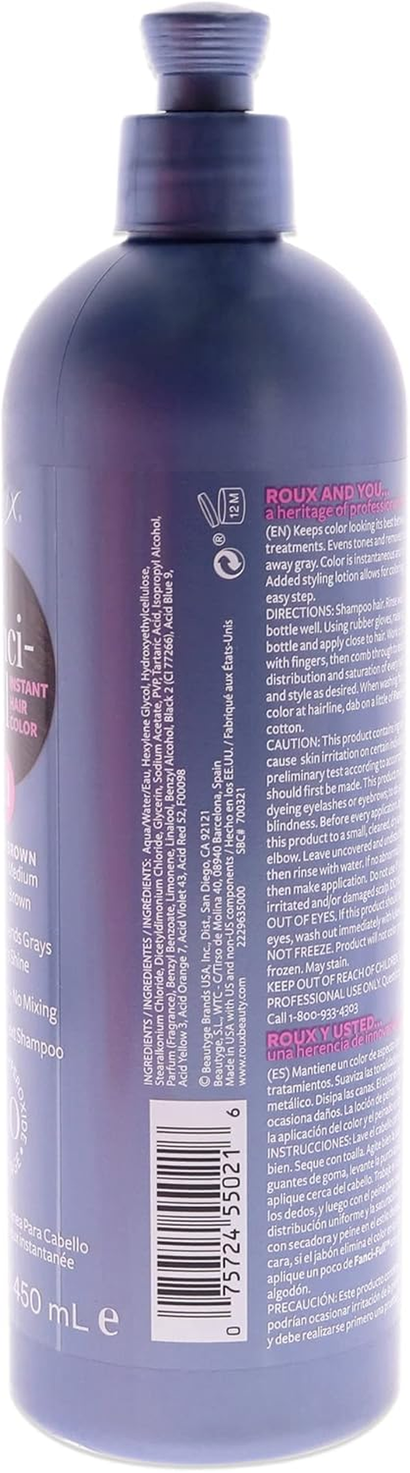 Roux Fanci-Full Rinse, 21 Plush Brown, 15.2 Fluid Ounce image number 2