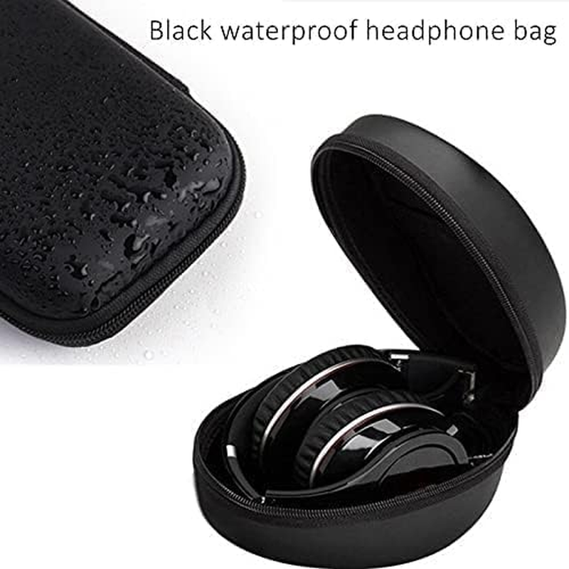 Wireless Foldable Bluetooth Headphones Noise Cancelling Hifi Stereo Earbuds with Microphone Headset Bag for Kids Gift (White)
