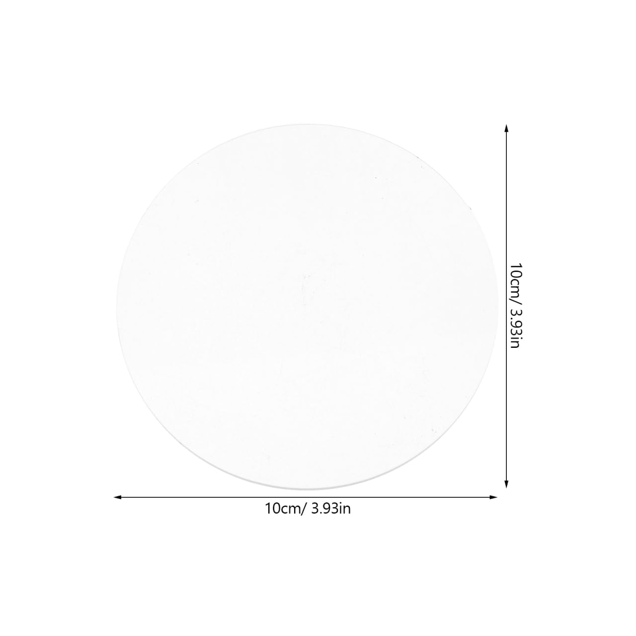 COHEALI 5Pcs Transparent Acrylic round Discs, 100Mm Diameter, 3Mm Thick, Ideal for DIY Crafts, Office Signs, Coasters, and Tabletop Protection image number 5